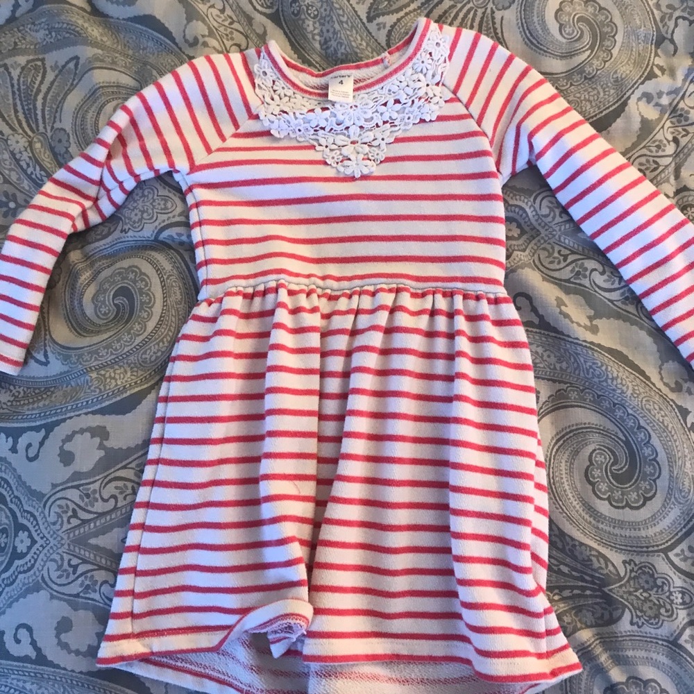 Sweatshirt material dress